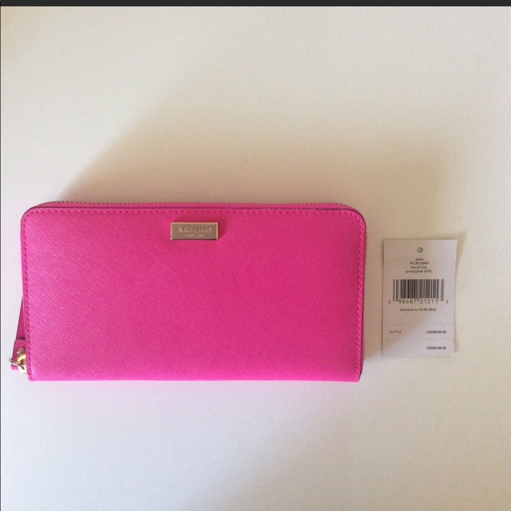 Kate Spade Neda PeonyPink Wallet